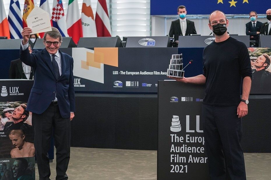 Alexander Nanau, regizorul Colectiv, la Premiile LUX 2021