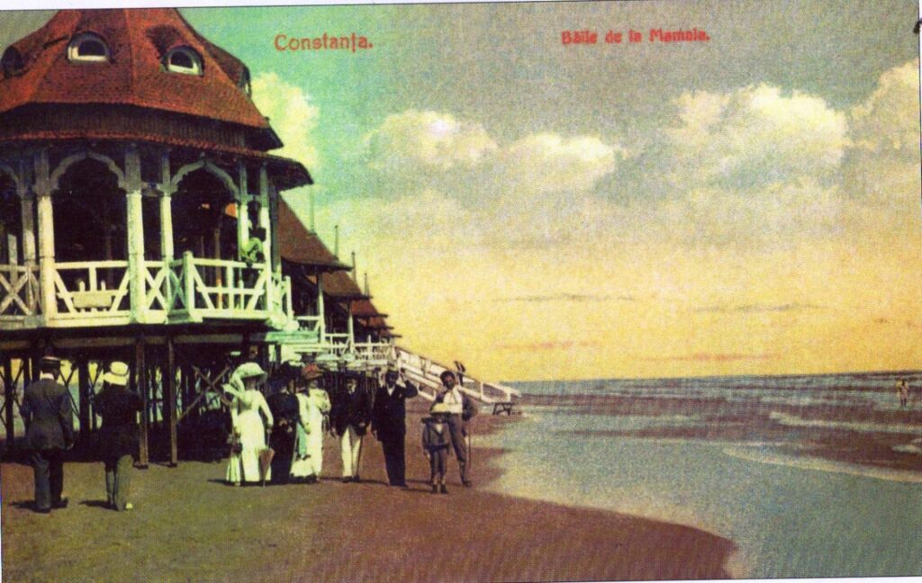 Carte poștală cu stațiunea Mamaia, 1900
