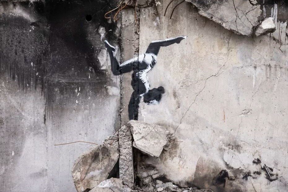 Banksy mural Ucraina