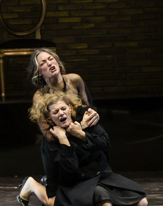 Scenă din spectacolul Mary Stuart, regia Andrei Șerban, TNB/ foto: Florin Ghioca