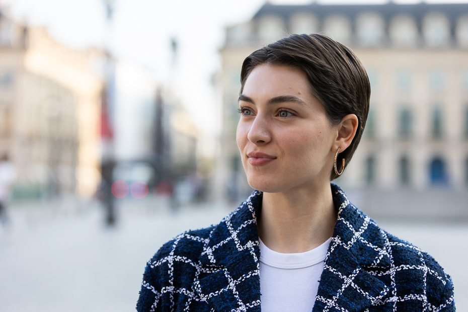 Anamaria Vartolomei în Paris, 2025/ foto: Bogdan Iordache, Cultura la dubă