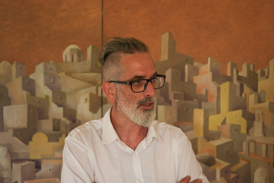 Mihail Coșulețu la Cetate Arts Danube/ foto: Sorin Tănase, Cultura la dubă