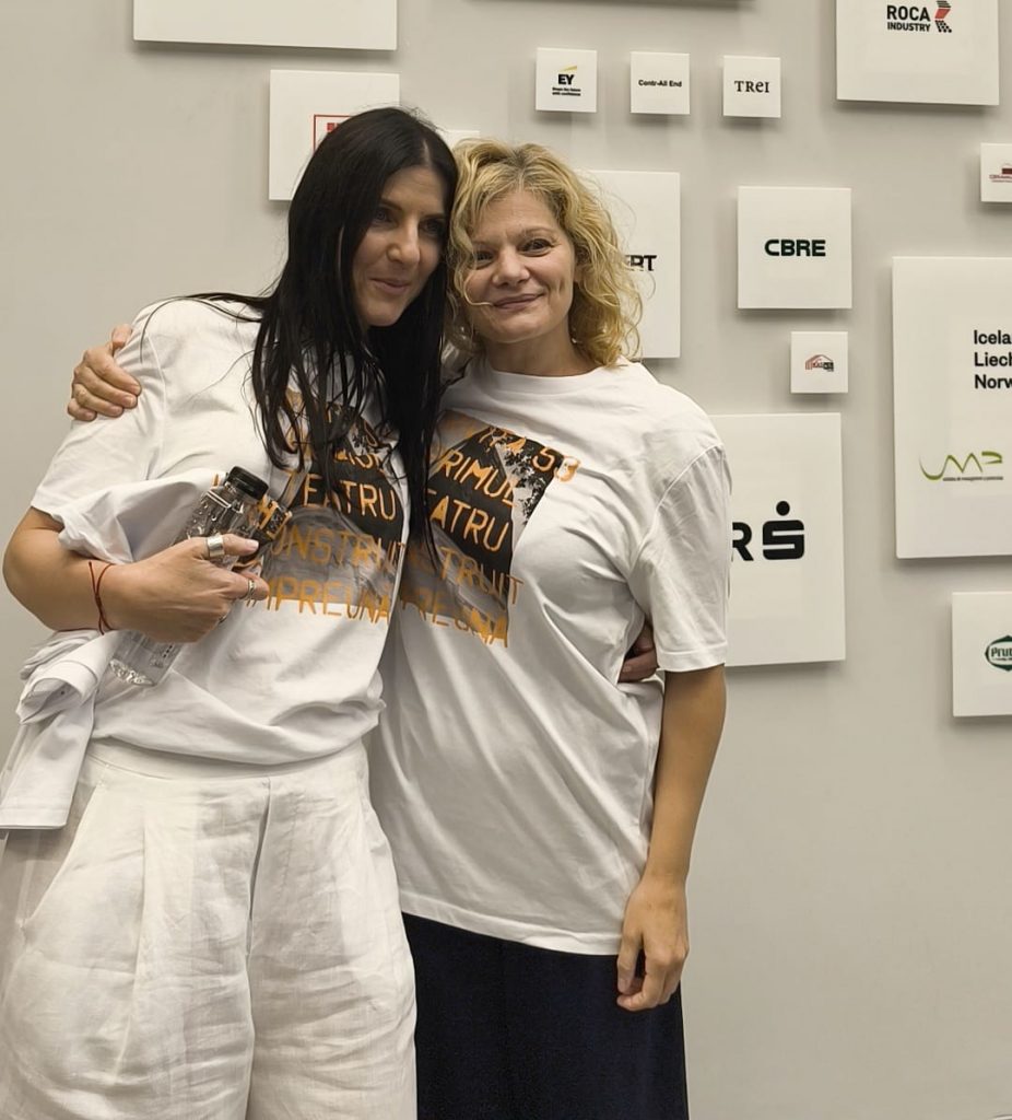 Chris Simion și Ofelia Popii/ foto: Cultura la dubă