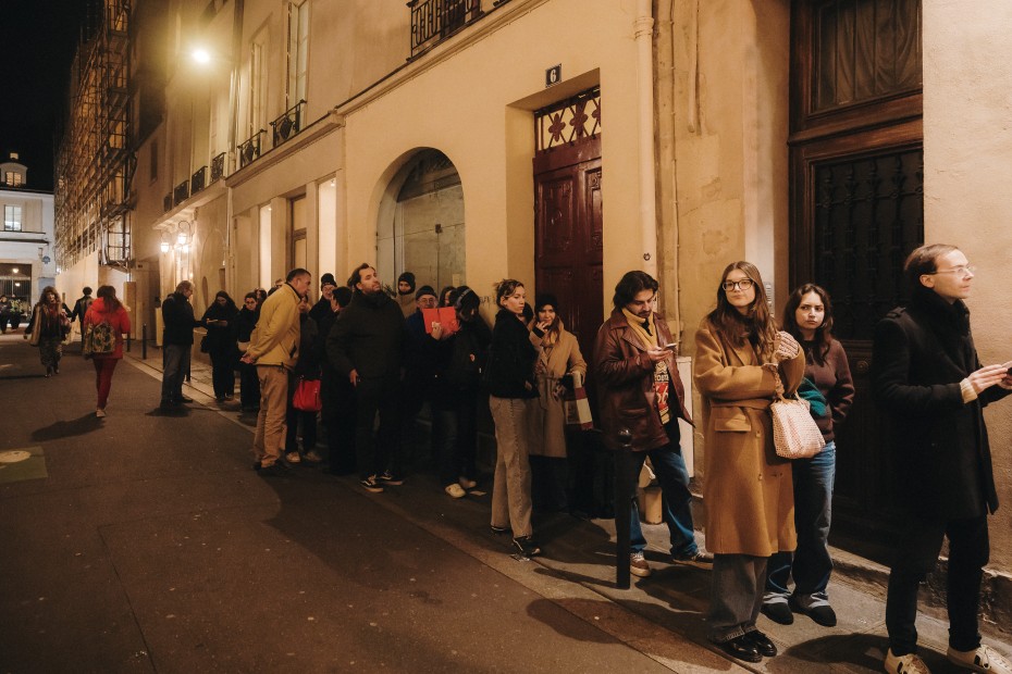 Coadă la filmele românești proiectate la Christine Cinema Paris/ foto: Jidvei