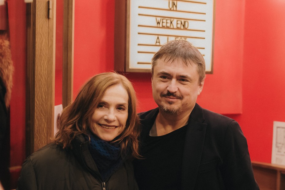 Actrița Isabelle Huppert a vrut să fie alături de Cristian Mungiu la evenimentele de la Paris/ foto: Nicolae Anghel, Jidvei