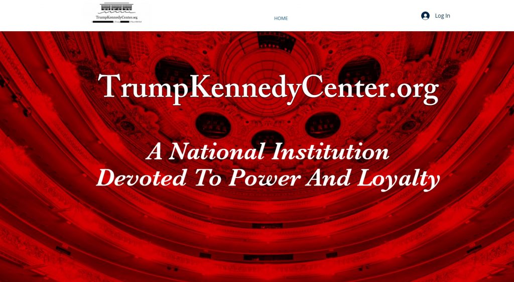 Captură pagina de start a Centrului Kennedy/ foto: Cultura la dubă