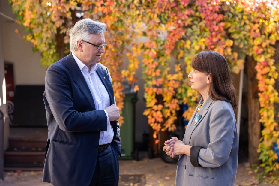 Sergei Loznitsa și Alexandra Tănăsescu/ foto: Bogdan Iordache, Cultura la dubă