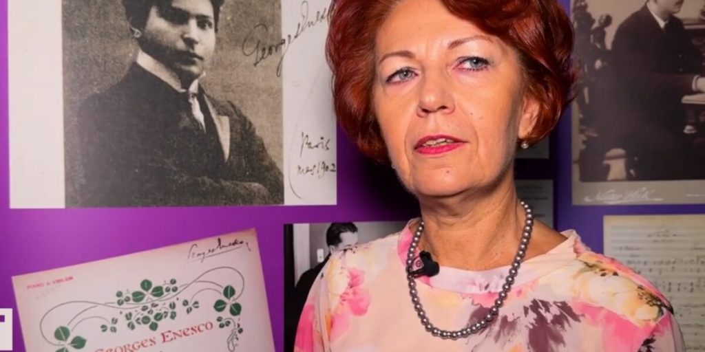 Cristina Andrei, managerul Muzeului Enescu/ foto: facebook