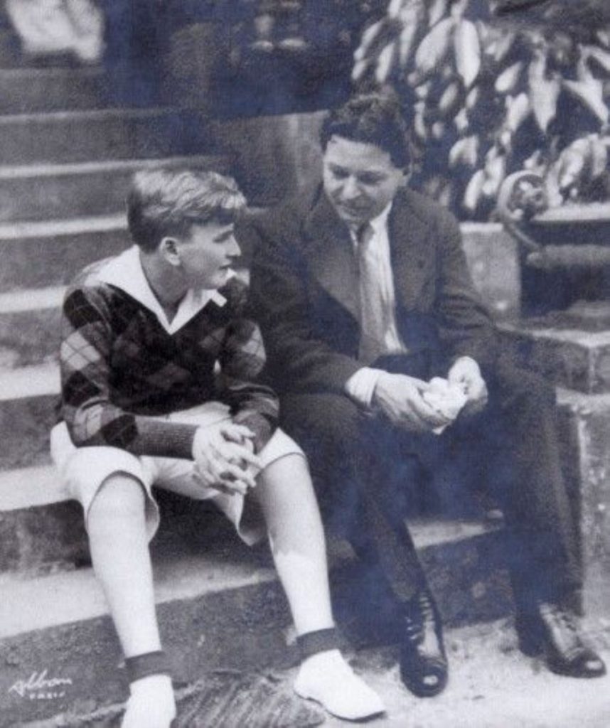 George Enescu și discipolul său, Yehudi Menuhin, 1930, piesă inclusă în Tezaur/ foto: cimec.ro