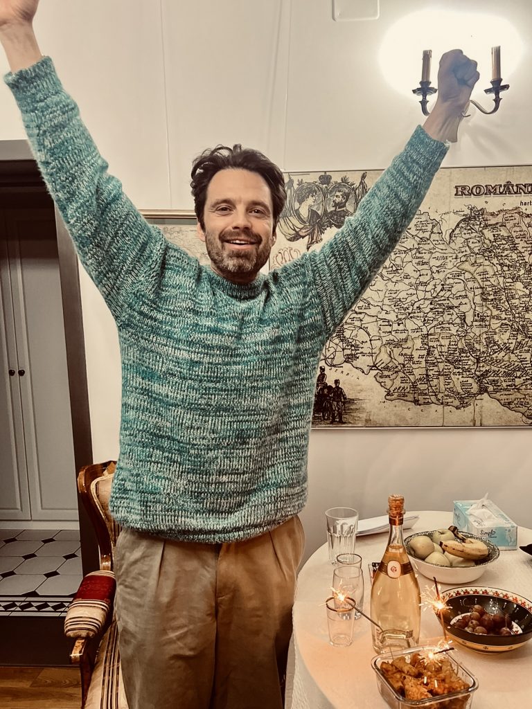 Sebastian Stan la București, aflând în timpul repetițiilor la Fjord că a fost nominalizat la Oscar/ foto: Alexandra Tînjală