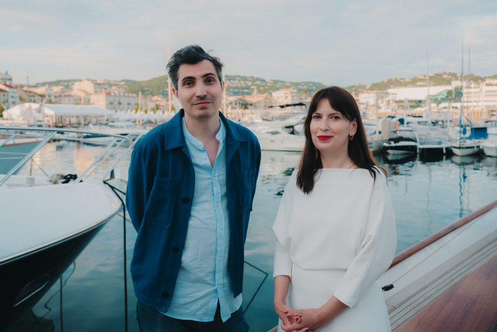 Paul Negoescu și Alexandra Tănăsescu, Cannes 2026/ foto: Nicolae Anghel pentru Jidvei