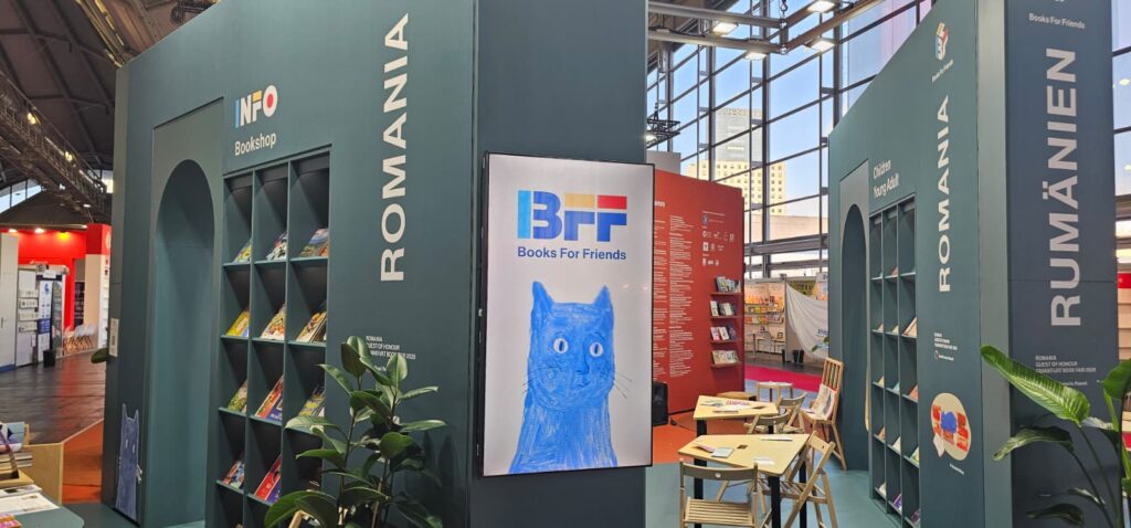 standul României la Târgul de Carte de la Frankfurt, octombrie 2026/ foto: Cultura la dubă